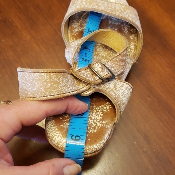 BED Stu Platform & Wedge Sandals EUC Tan & White - Picture 10 of 16